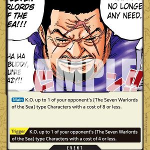 There’s No Longer Any Need for the Seven Warlords of the Sea!!!