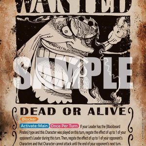 Marshall.D.Teach (093) (Wanted Poster) – Emperors in the New World (OP09)