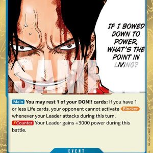 If I Bowed Down to Power, What’s the Point in Living? – Carrying On His Will (OP13)