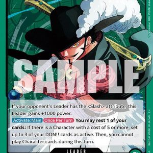 Dracule Mihawk – OP14-020 – The Azure Sea’s Seven (OP14)